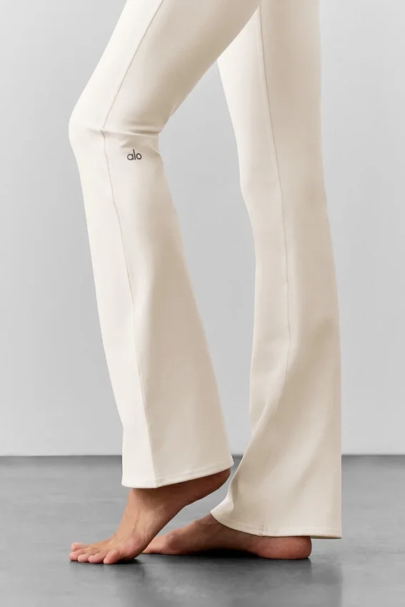 High-Waist Airbrush Legging - Ivoire