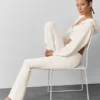 High-Waist Airbrush Legging - Ivoire