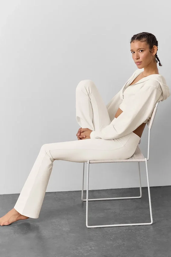 High-Waist Airbrush Legging - Ivoire