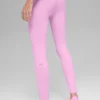 High-Waist Airbrush Legging - Rose bonbon