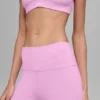 High-Waist Airbrush Legging - Rose bonbon