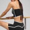 High-Waist Airbrush Race Pace 4" - Noir/Blanc