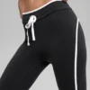 High-Waist Airbrush Race Pace 7/8 Legging - Noir/Blanc
