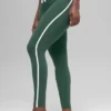 High-Waist Airbrush Race Pace 7/8 Legging – Vert trèfle/Blanc