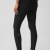 High-Waist Airlift 7/8 Fine Line Legging - Noir