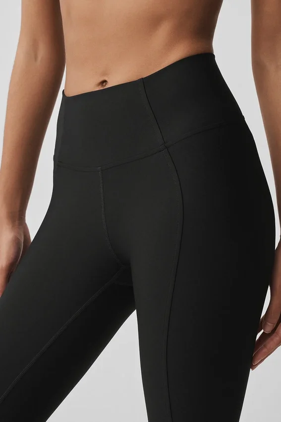 High-Waist Airlift 7/8 Fine Line Legging - Noir