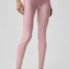 High-Waist Airlift 7/8 Fine Line Legging – Rose vintage