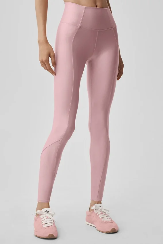 High-Waist Airlift 7/8 Fine Line Legging – Rose vintage