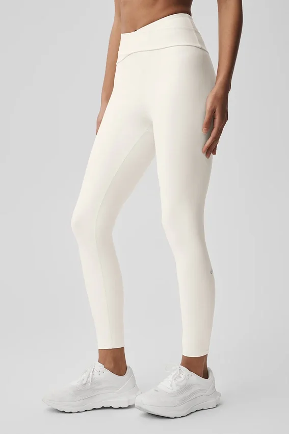 High-Waist Airlift 7/8 Horizon Legging - Ivoire