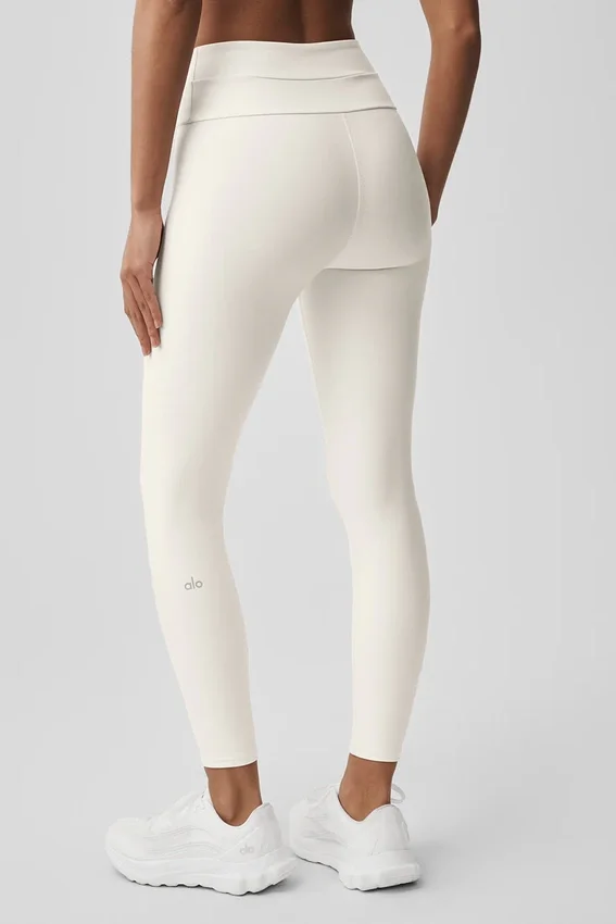 High-Waist Airlift 7/8 Horizon Legging - Ivoire