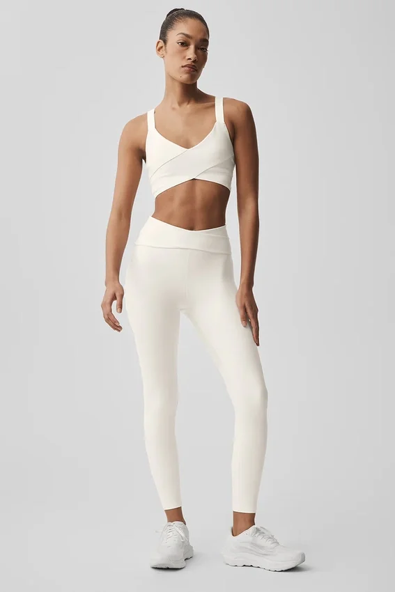 High-Waist Airlift 7/8 Horizon Legging - Ivoire