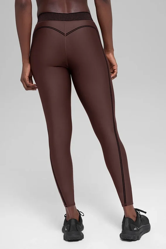 High-Waist Airlift 7/8 Line Up Legging – Brownstone