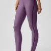 High-Waist Airlift 7/8 Line up Legging - Plum Kiss
