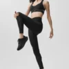 High-Waist Airlift 7/8 Speedwork Legging - Noir
