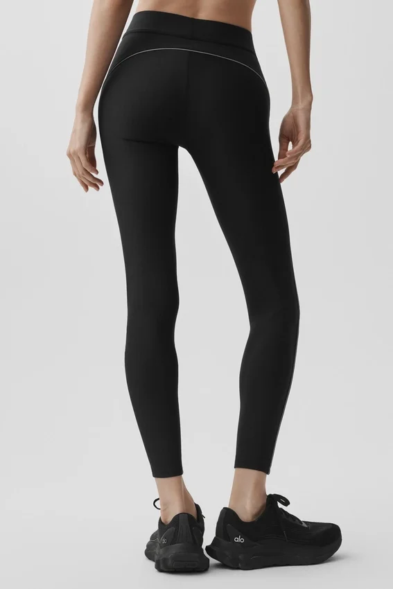 High-Waist Airlift 7/8 Speedwork Legging - Noir