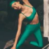 High-Waist Airlift Airlift Legging 7/8 - Emerald Isle