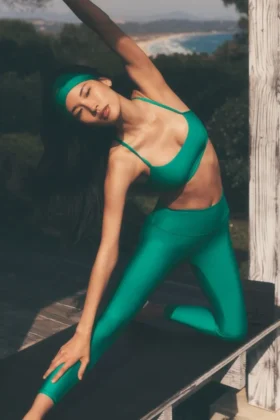 High-Waist Airlift Airlift Legging 7/8 - Emerald Isle