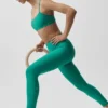 High-Waist Airlift Airlift Legging 7/8 - Emerald Isle
