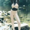 High-Waist Airlift Airlift Legging 7/8 - Macadamia