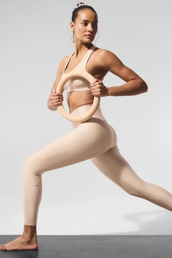 High-Waist Airlift Airlift Legging 7/8 - Macadamia