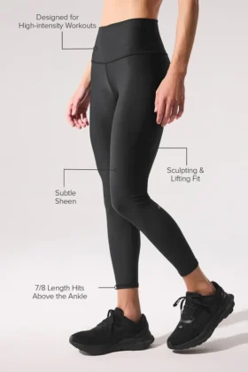 High-Waist Airlift Airlift Legging 7/8 – Noir