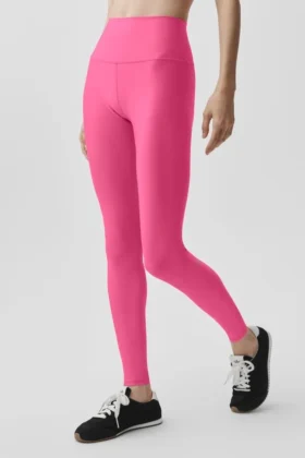 High-Waist Airlift Airlift Legging 7/8 - Rose paradisiaque