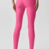 High-Waist Airlift Airlift Legging 7/8 - Rose paradisiaque
