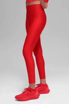 High-Waist Airlift Airlift Legging 7/8 - Rouge vif