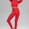 High-Waist Airlift Airlift Legging 7/8 - Rouge vif
