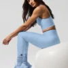 High-Waist Airlift Airlift Legging - Bleu coquillage
