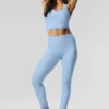 High-Waist Airlift Airlift Legging - Bleu coquillage