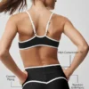 High-Waist Airlift Charger Legging 7/8 - Noir/Blanc