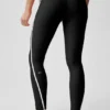 High-Waist Airlift Charger Legging 7/8 - Noir/Blanc