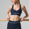 High-Waist Airlift Darling Stirrup Legging – Bleu marine