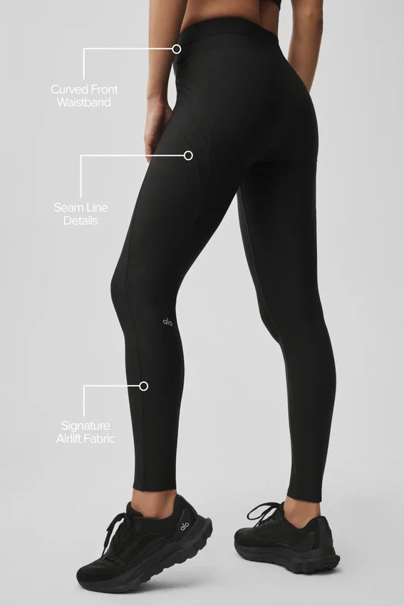 High-Waist Airlift Evolve Legging - Noir
