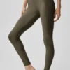 High-Waist Airlift Evolve Legging – Olive Tree