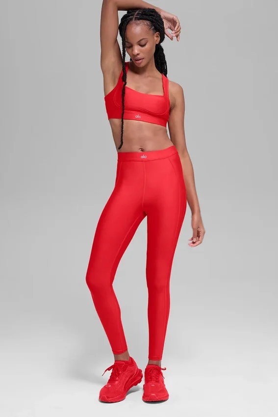 High-Waist Airlift Ignite 7/8 Legging – Rouge vif