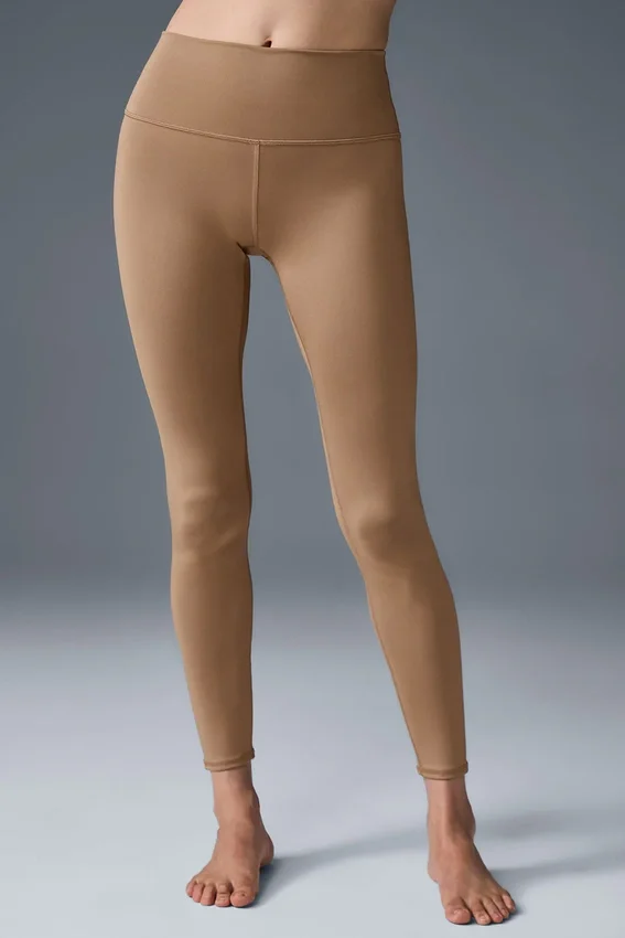 High-Waist Airlift Legging 7/8 - Amande grillée
