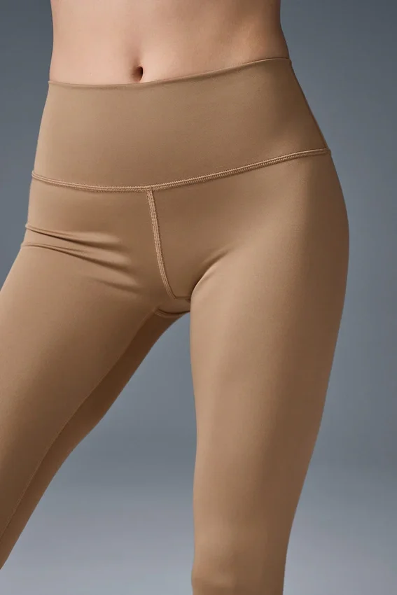 High-Waist Airlift Legging 7/8 - Amande grillée