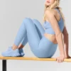 High-Waist Airlift Legging 7/8 - Bleu coquillage