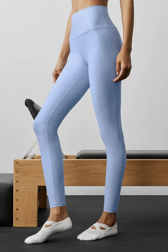 High-Waist Airlift Legging 7/8 - Bleu Provence clair