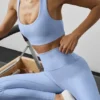 High-Waist Airlift Legging 7/8 - Bleu Provence clair