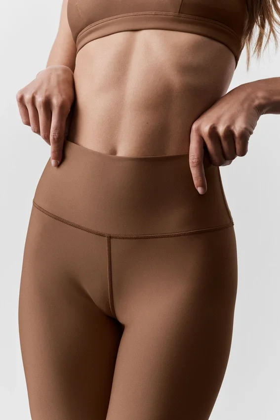 High-Waist Airlift Legging 7/8 - Brun « Sun Kissed »