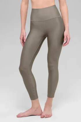 High-Waist Airlift Legging 7/8 - Cacao clair