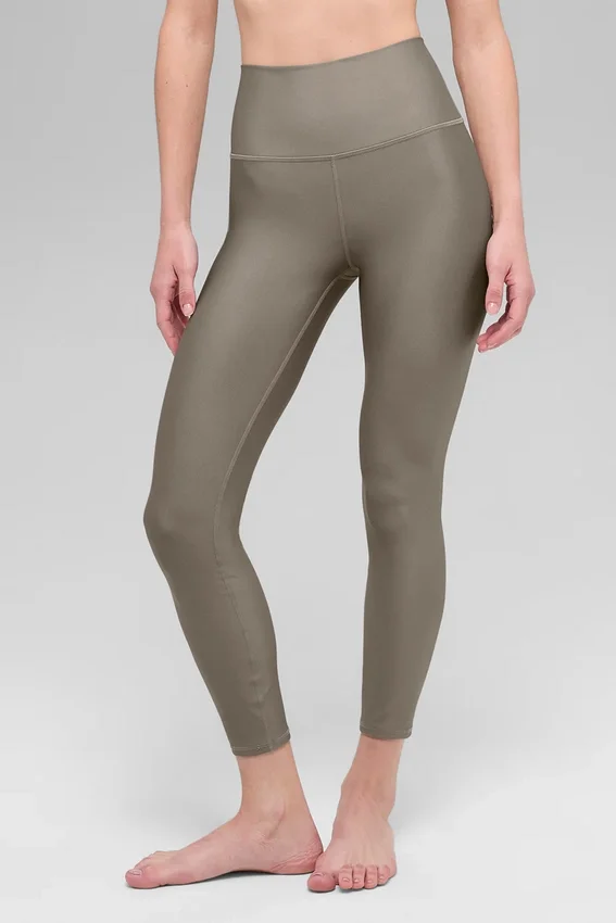 High-Waist Airlift Legging 7/8 - Cacao clair