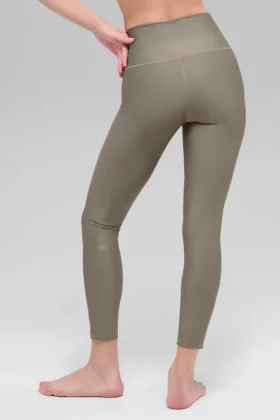 High-Waist Airlift Legging 7/8 – Cacao clair