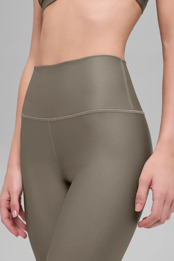 High-Waist Airlift Legging 7/8 - Cacao clair