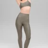 High-Waist Airlift Legging 7/8 - Cacao clair