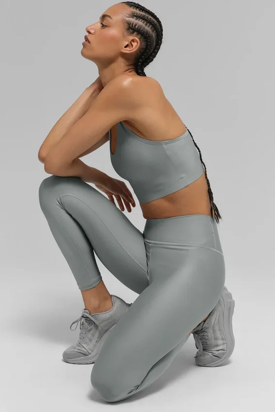 High-Waist Airlift Legging 7/8 - Gris lunaire