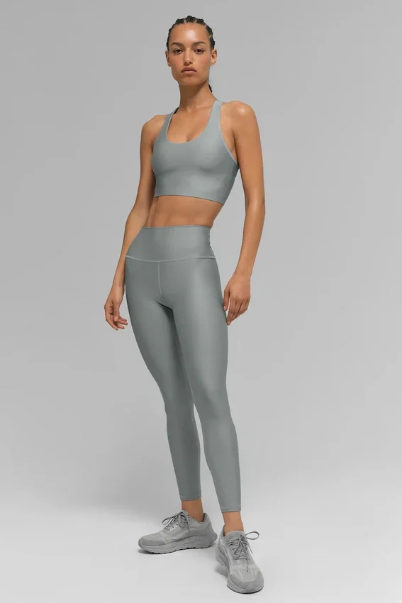 High-Waist Airlift Legging 7/8 - Gris lunaire